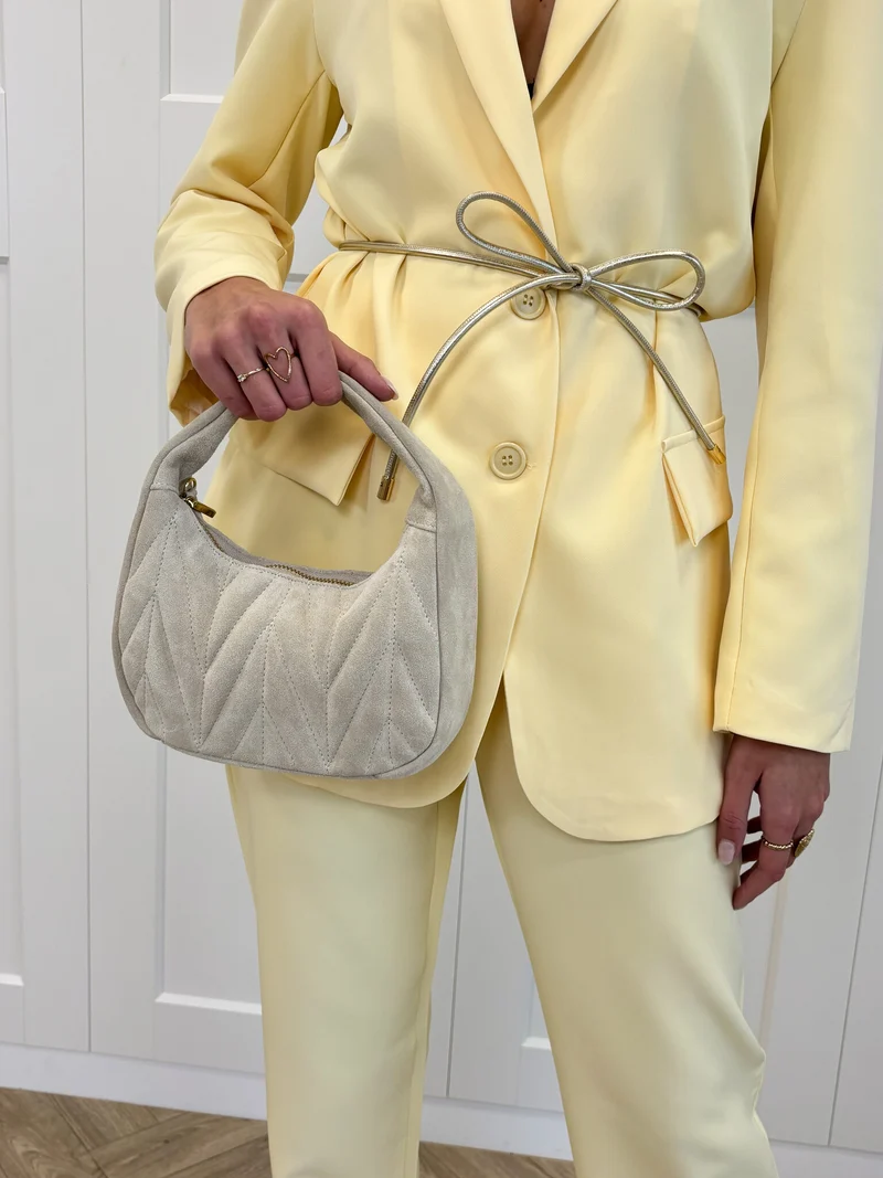 Tas suède beige
