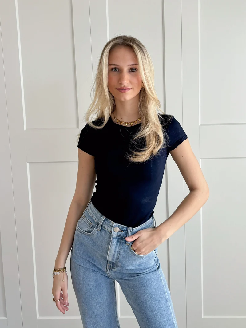 Basic top Iris navy