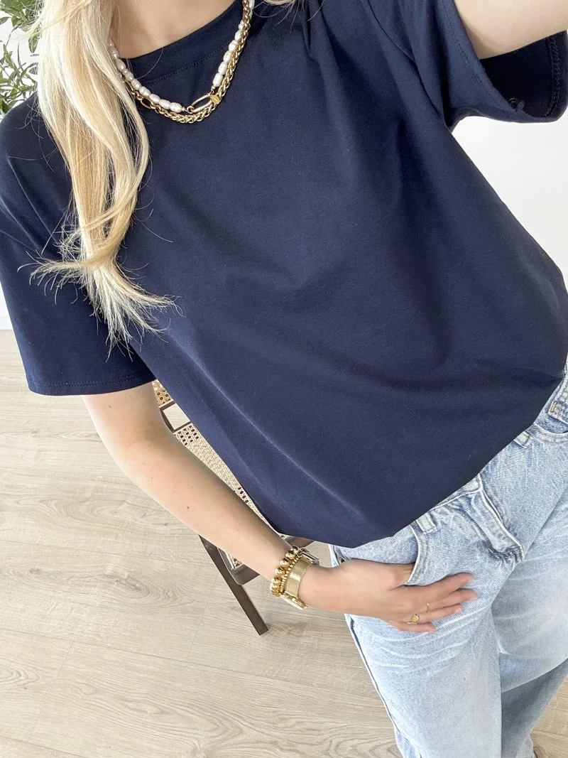 Oversized T-shirt navy