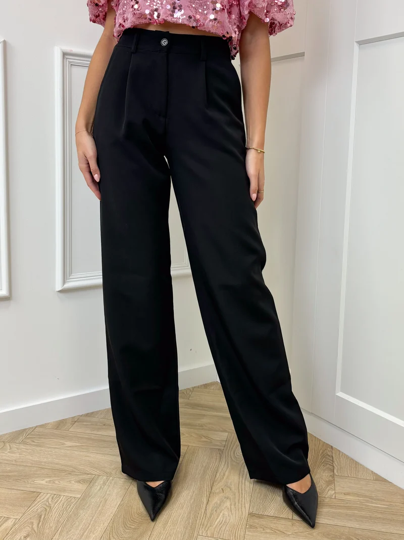 Pantalon Charlotte zwart
