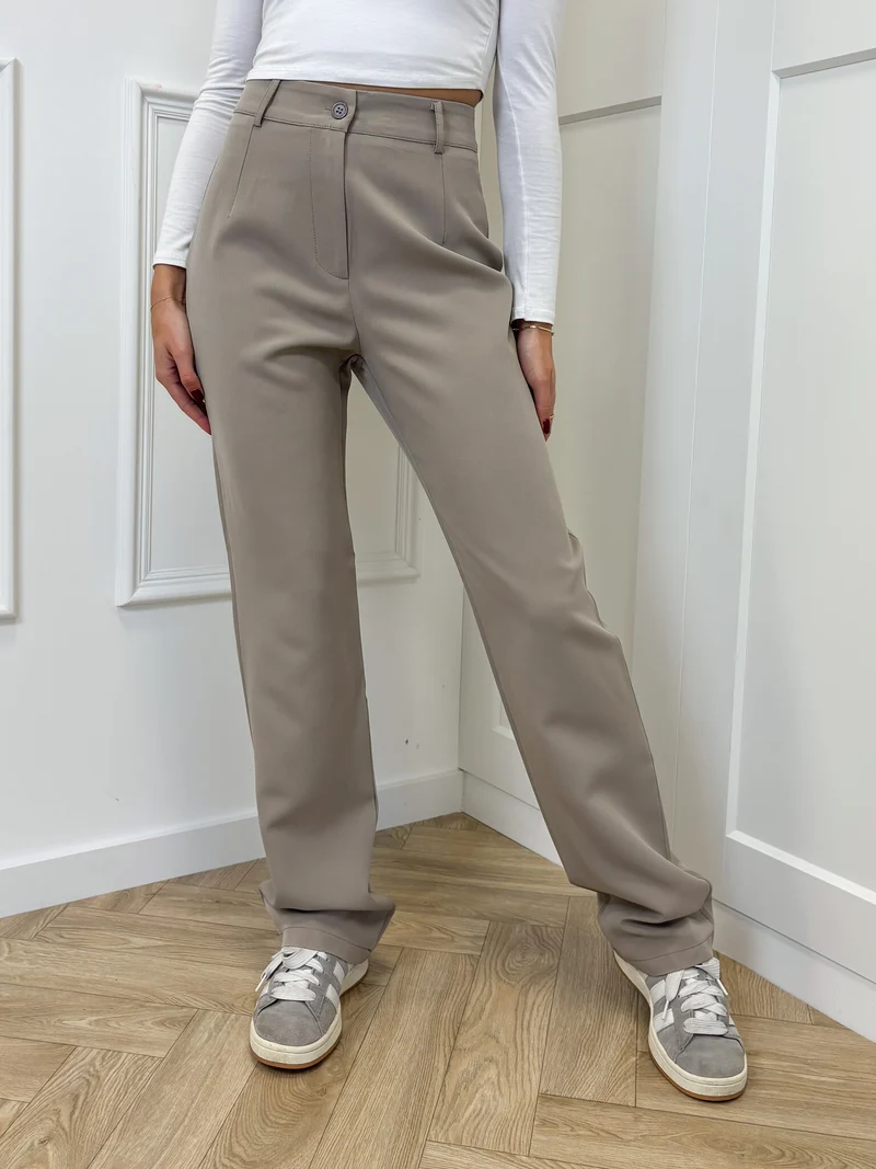 Pantalon Esther taupe