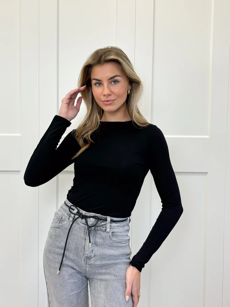 Basic Top Marie zwart