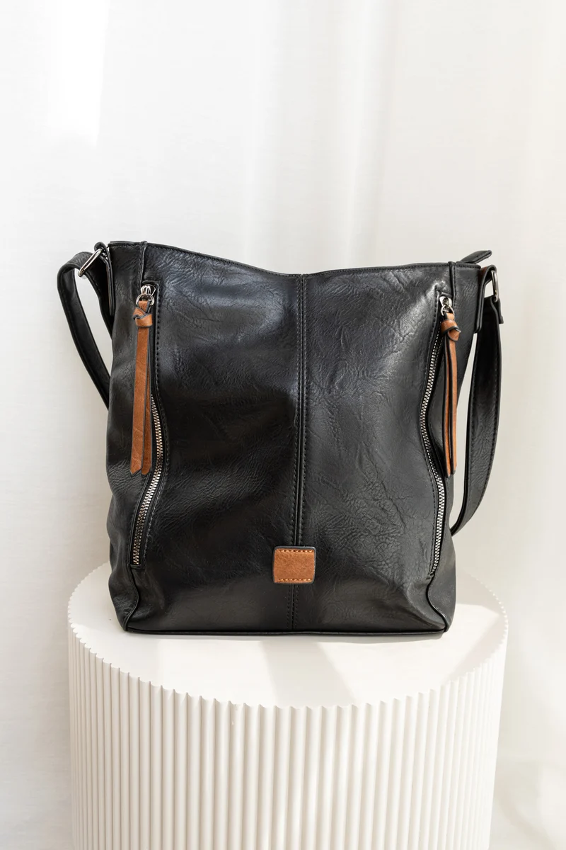 Tas Indy zwart