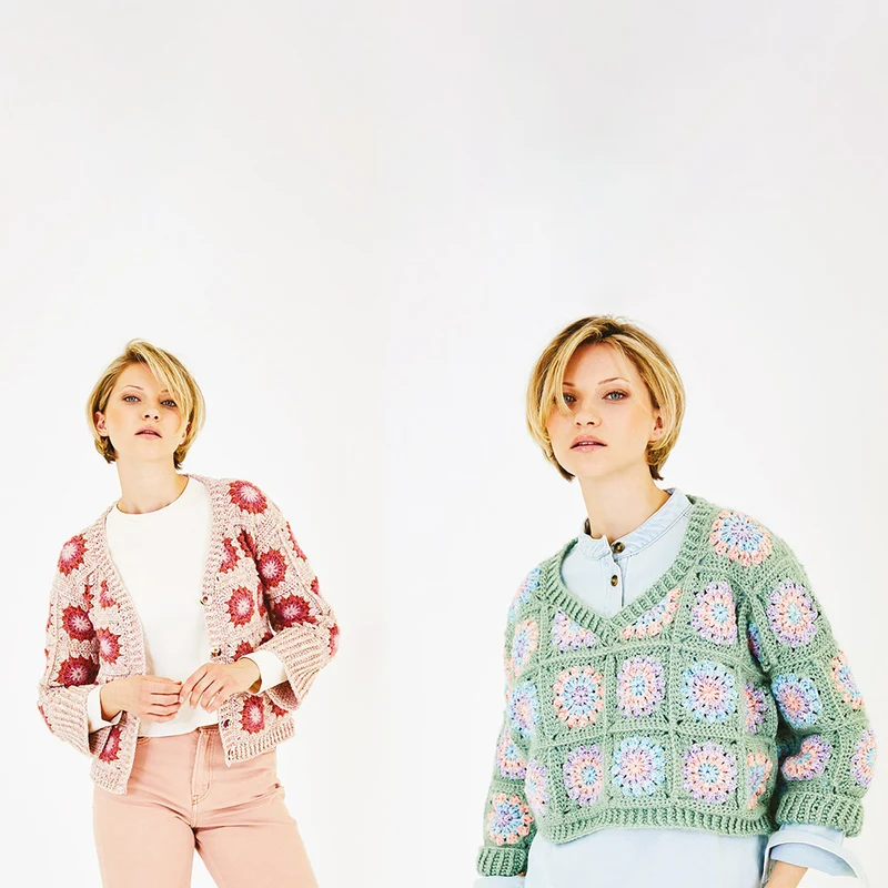 Haakpatroon Stylecraft Grace & Serene No.10172 Crochet Sweater & Cardigan(Digital)