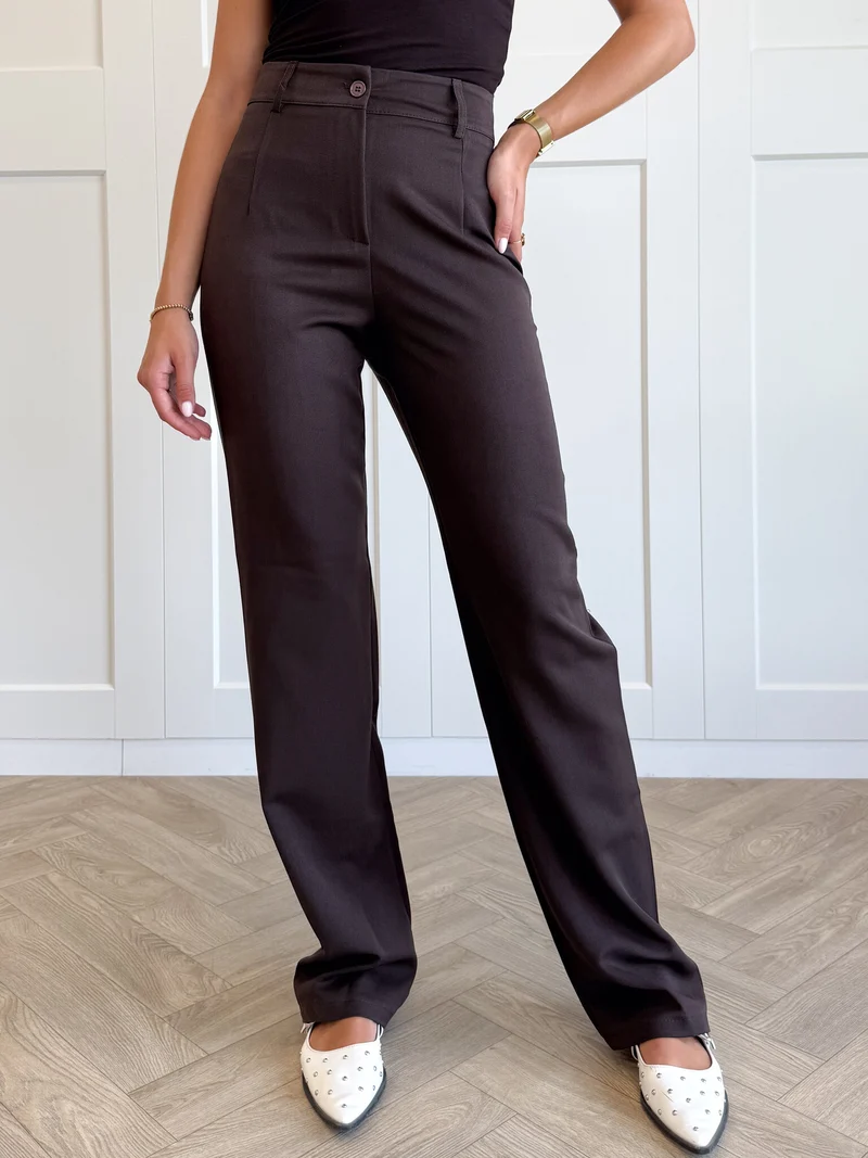 Pantalon Claire bruin
