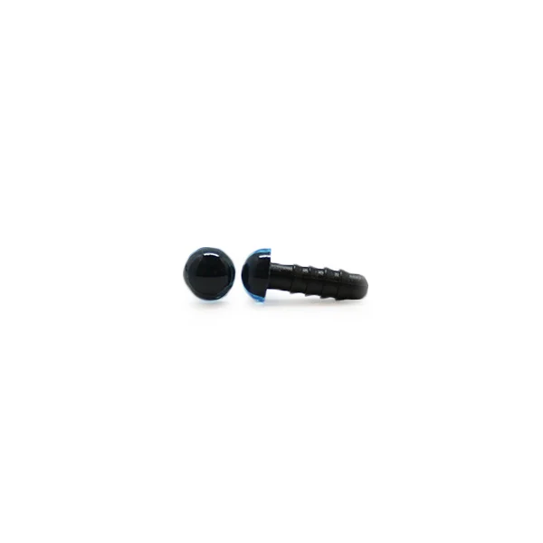 Veiligheidsogen Transparant Blauw 6mm per paar