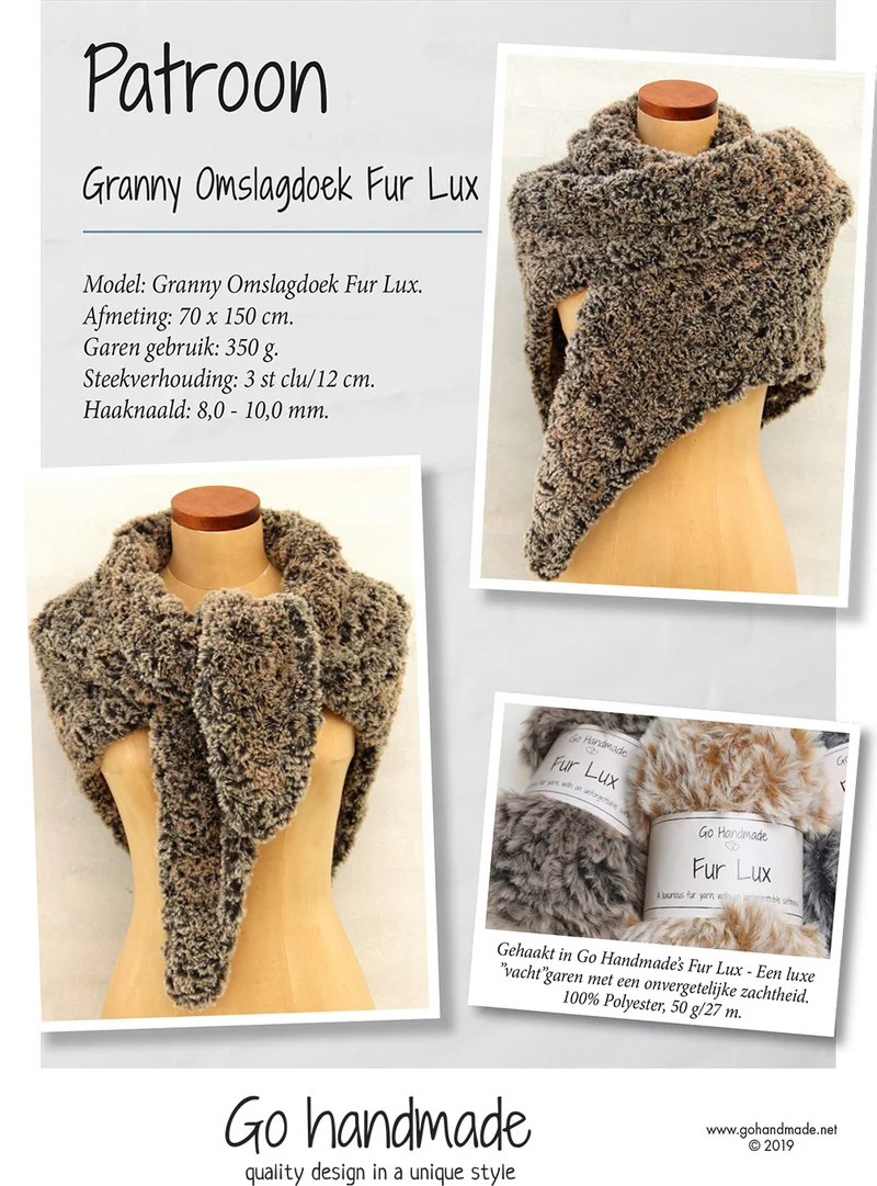 Granny Shawl Fur Lux Booklet (Digital)