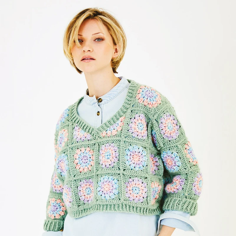 Stylecraft Sweater haakpakket Serene & Grace | ARAN