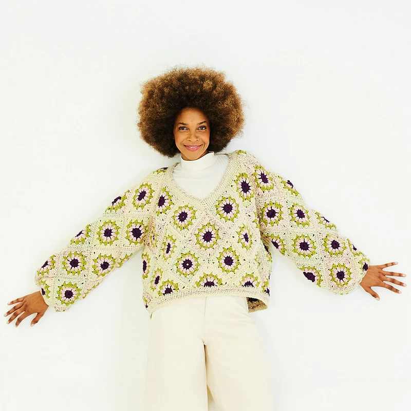 Stylecraft Moorland & Softie Crochet Sweater Haakpakket (EN patroon)