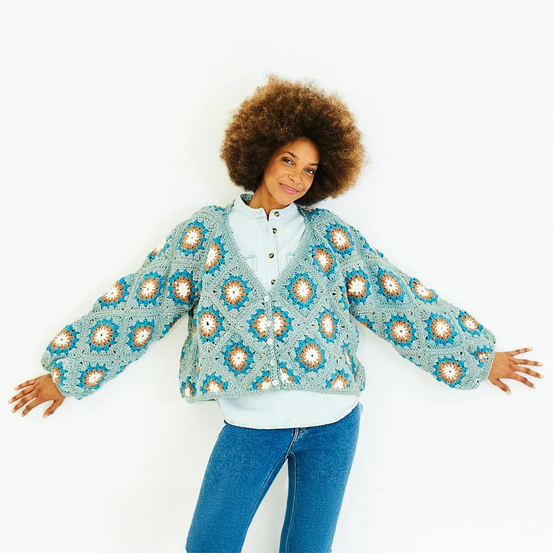 Moorland & Softie Crochet Cardigan Haakpakket 10177 (EN patroon)