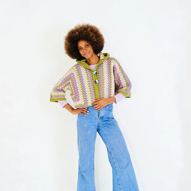 Moorland & Softie Crochet Cardigan Haakpakket 10178 (EN patroon)