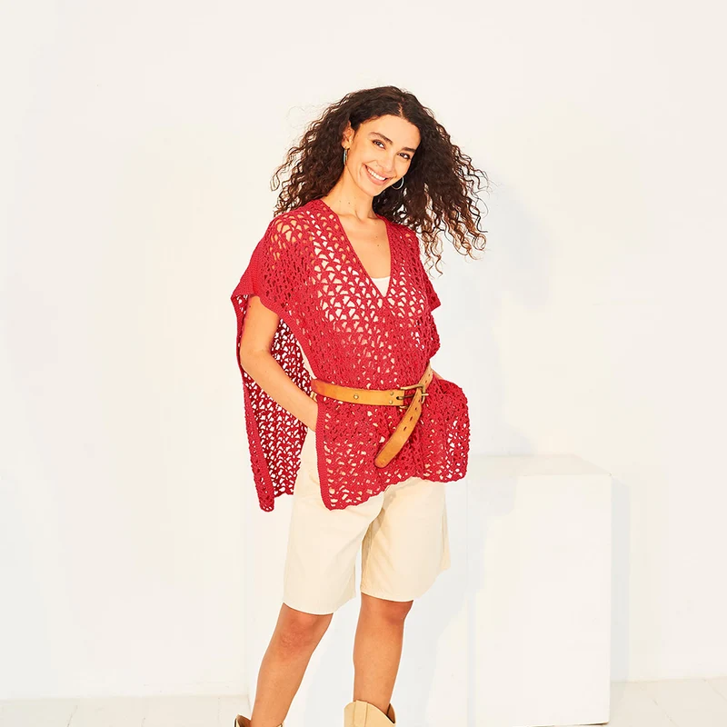 Haakpatroon Crochet Beach Cover Ups in Colour Burst & Naturals Bamboo + Cotton DK (3 designs)