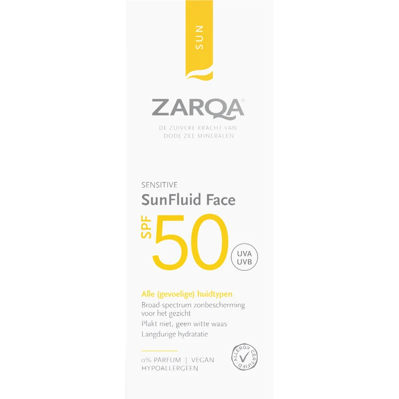 Zarqa Sunfluid SPF50 sensitive 50 ml