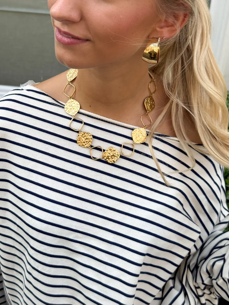 Golden plate ketting