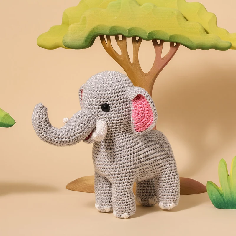 Olifant Olivier Haakpakket - YarnZoo