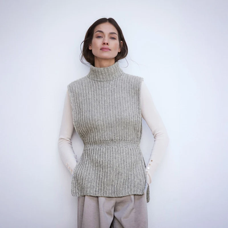 Lana Grossa Cool Merino Wikkelvest - Breipakket - vrije kleurkeuze