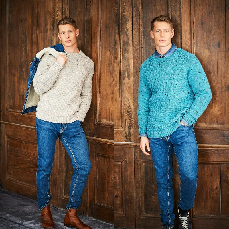 Breipatroon Stylecraft Life DK No. 9652 Heren truien (Digital)