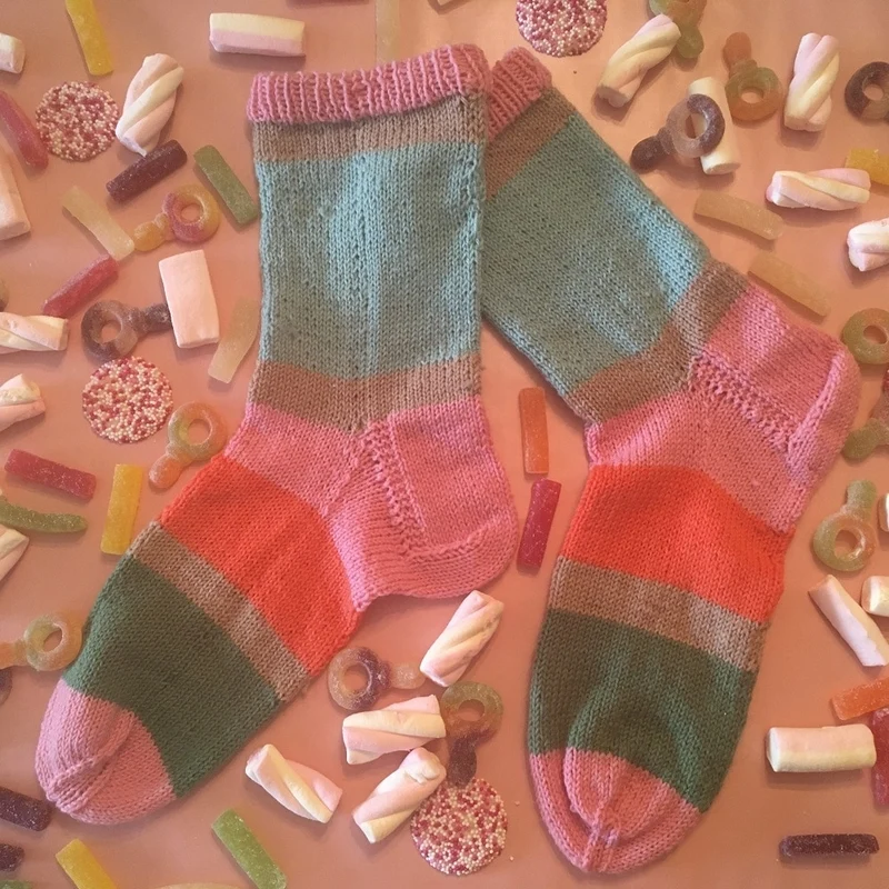 Breipatroon Lilly’s Candy Socks