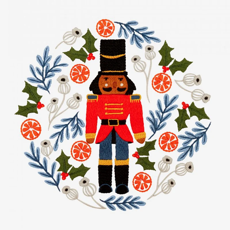 Kerst Notenkraker Borduurpatroon (Digital)