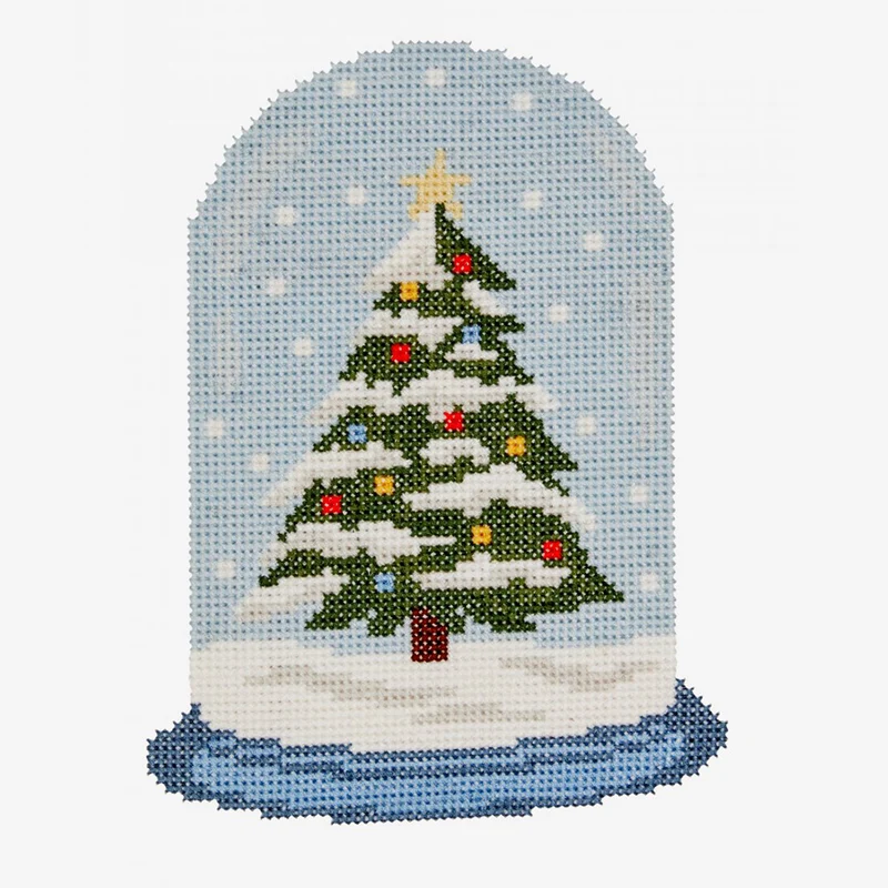 Kerstboom Kruissteek Borduurpatroon (Digital)