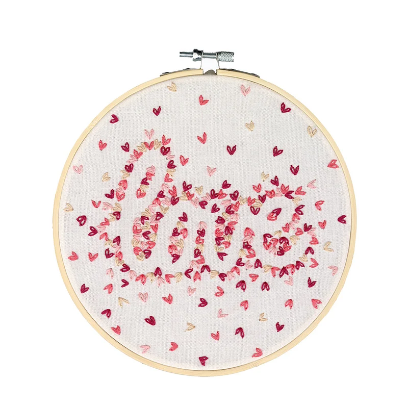 ReStyle Borduurpakket Love 17,8cm rond
