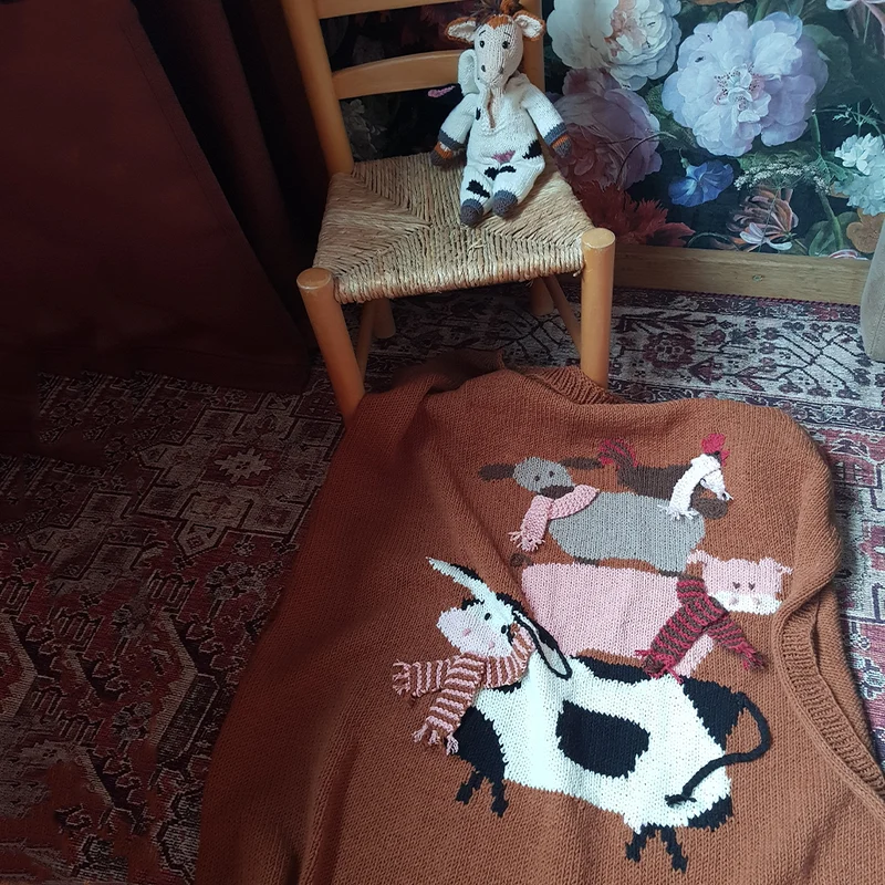 Breipatroon Babydeken Op de Boerderij (Digitaal)