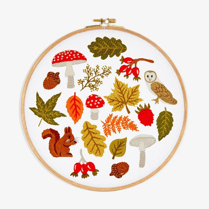 Borduurpatroon vier seizoenen Herfst (Digitaal)