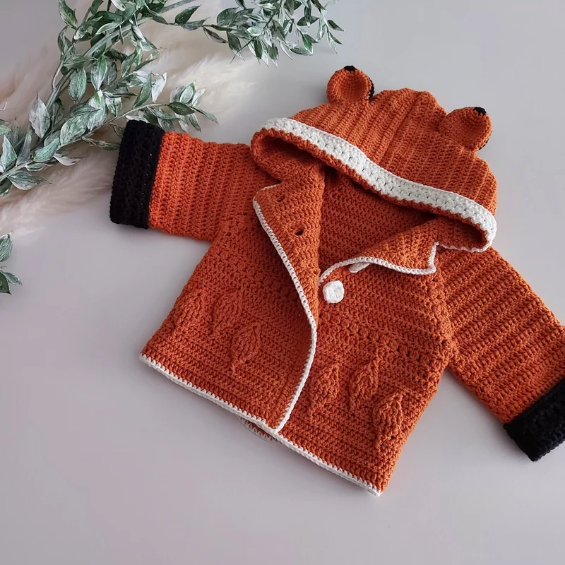 Babyjacke Foxy Häkelpaket
