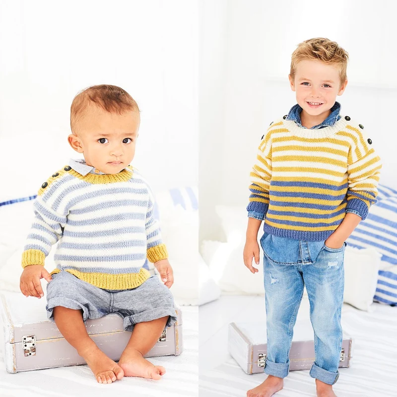 Breipatroon Stylecraft Bambino DK No. 9603 Jongenstruien (Digital)