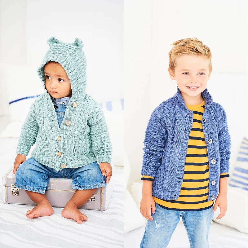 Breipatroon Stylecraft Bambino DK No. 9605 Jongensvesten (Digital)