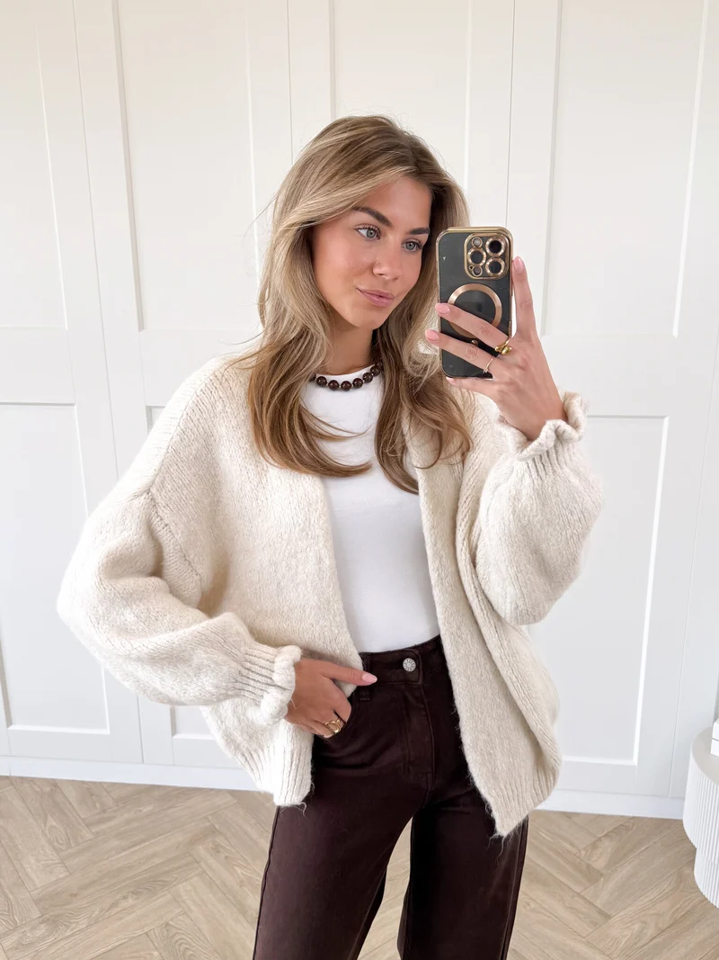 Vest Alix Beige