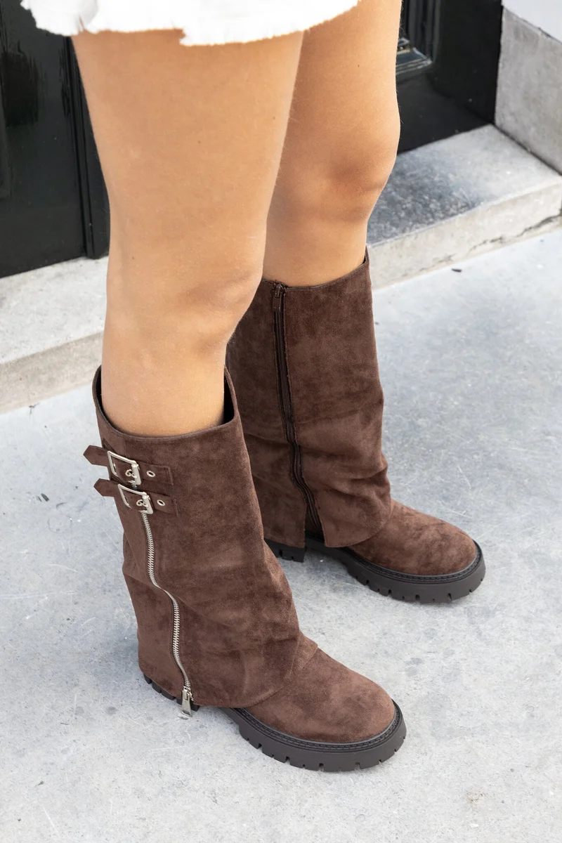 Boots Amélie bruin