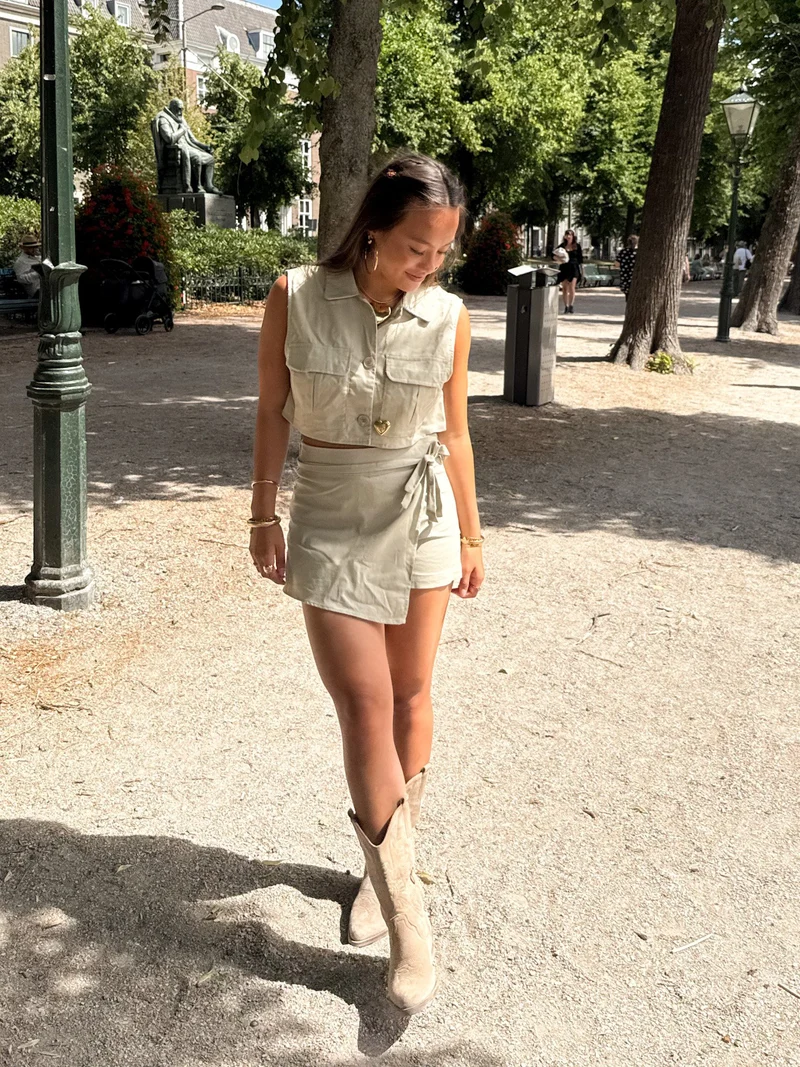 Gilet Sofie kaki