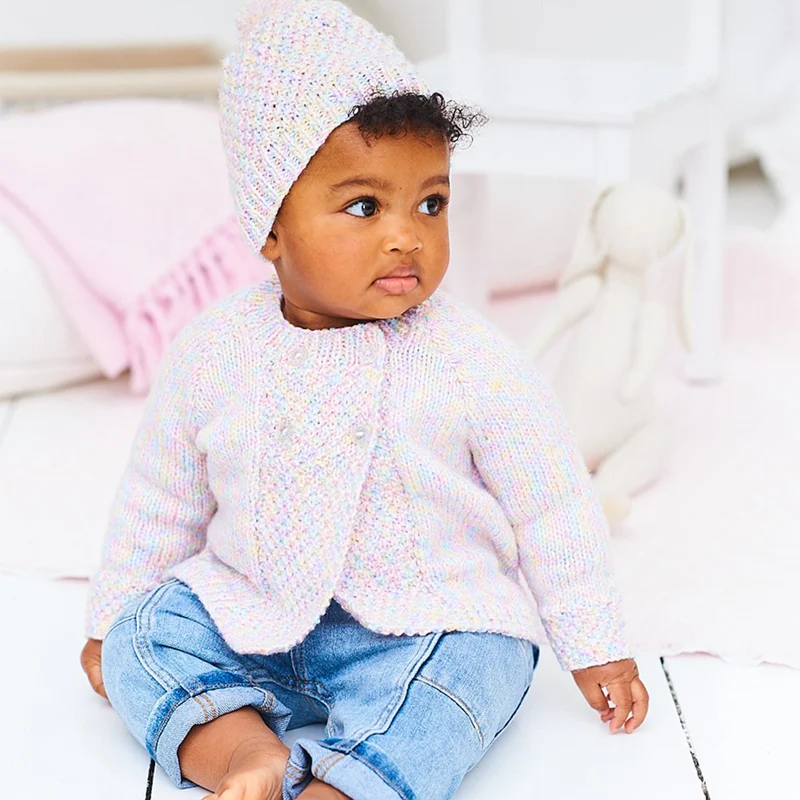 Breipatroon Stylecraft Sweet Dreams Baby Jackets & Hat