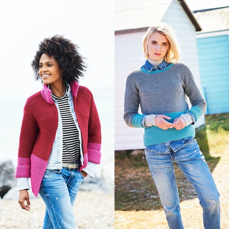 Breipatroon Stylecraft Bellissima DK No. 9697 Vest en trui (Digital)