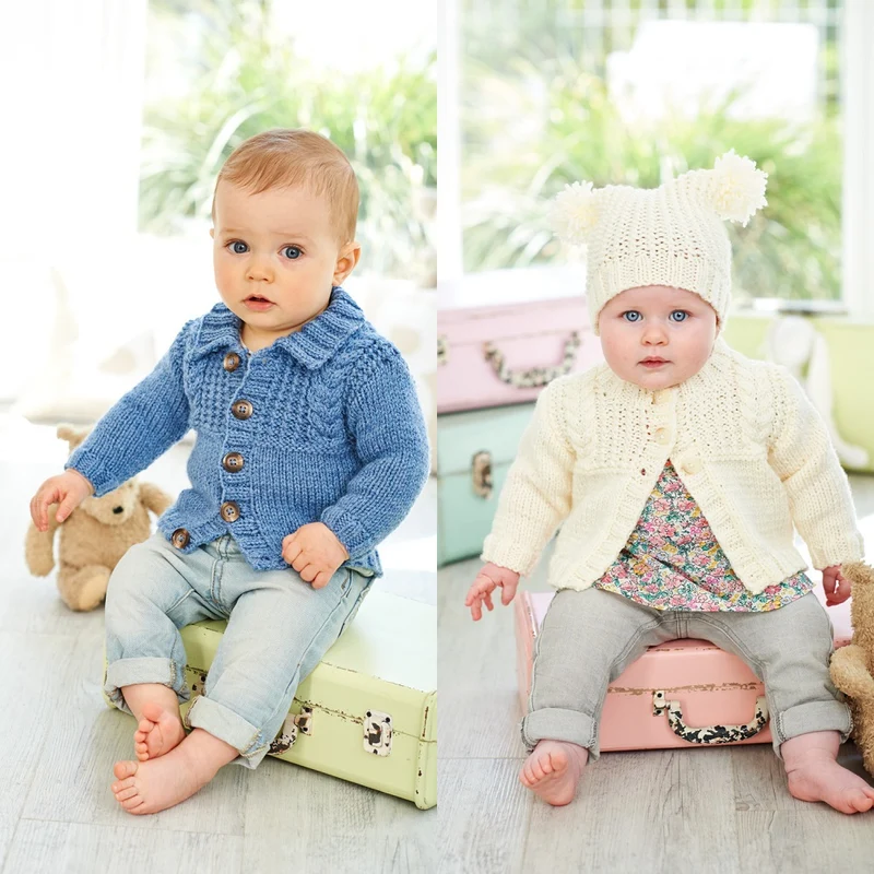Breipatroon Stylecraft Special for Babies Aran No. 9345 Baby vesten (Digital)