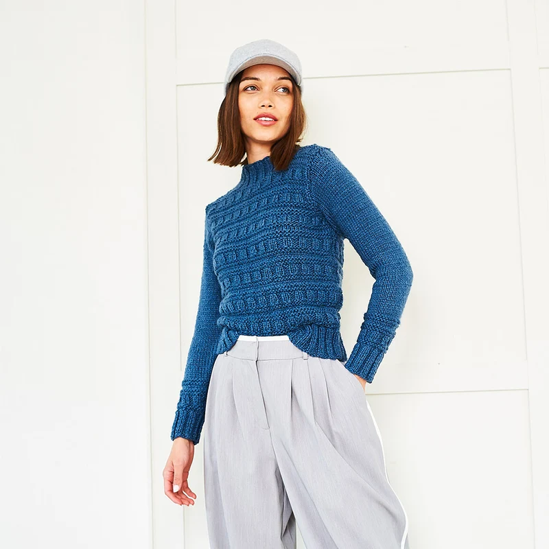 Stylecraft breipatroon Softie Turtle- and Round Neck Sweater (2 designs)