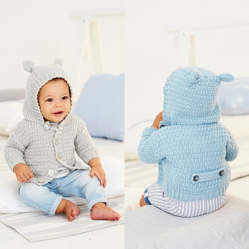Breipatroon Stylecraft Bambino DK No. 9529 Baby hoodies (Digital)