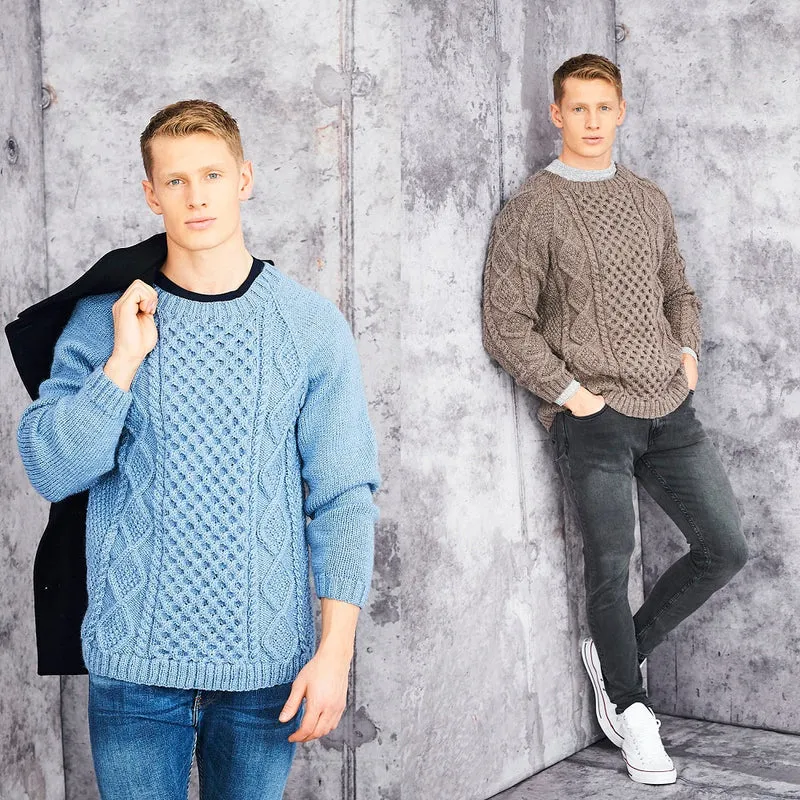 Breipatroon Stylecraft Special Aran With Wool No. 9659 Heren truien (Digital)