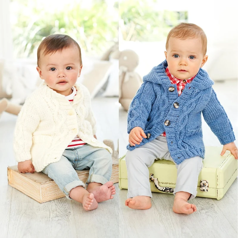 Breipatroon Stylecraft Special for Babies Aran No. 9344 Baby vesten (Digital)