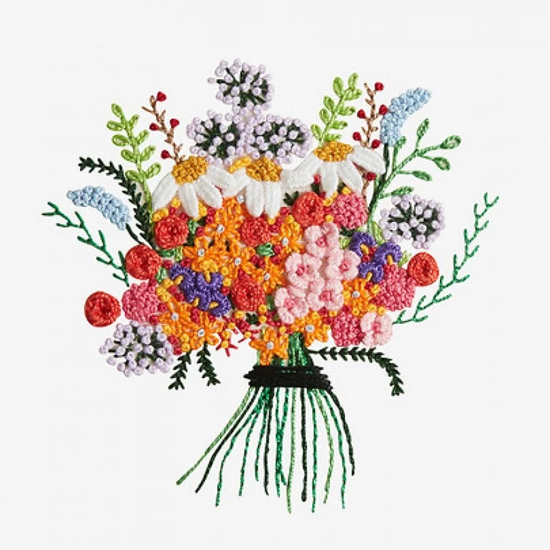 Borduurpatroon Bloemenboeket (Digitaal)
