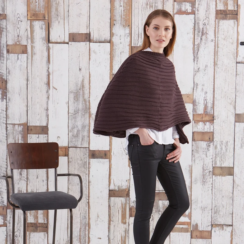 Breipatroon Bravo Poncho (Digitaal)