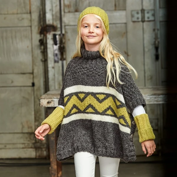 Breipatroon Brigitte No. 2 Kinderponcho (Digitaal)
