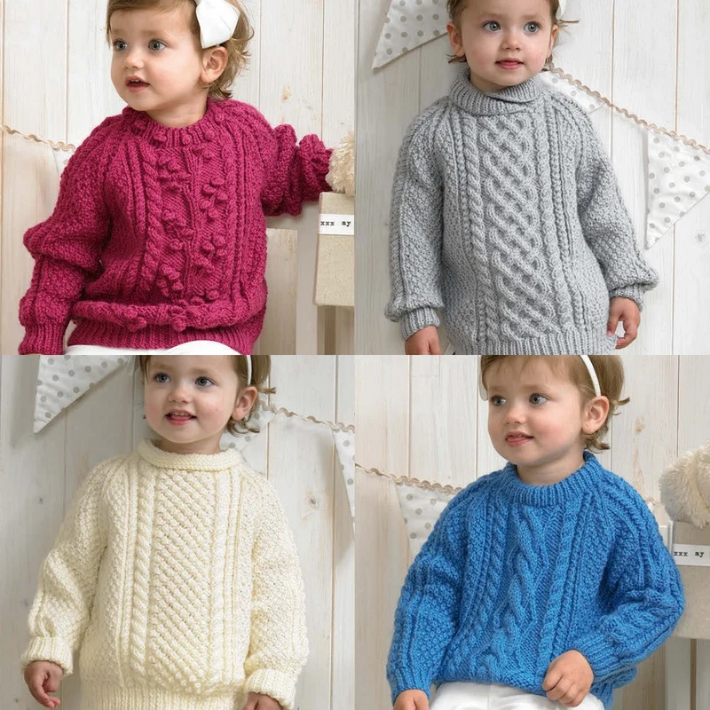 Breipatroon Stylecraft Special Aran No. 4175 Kindertruien (Digital)