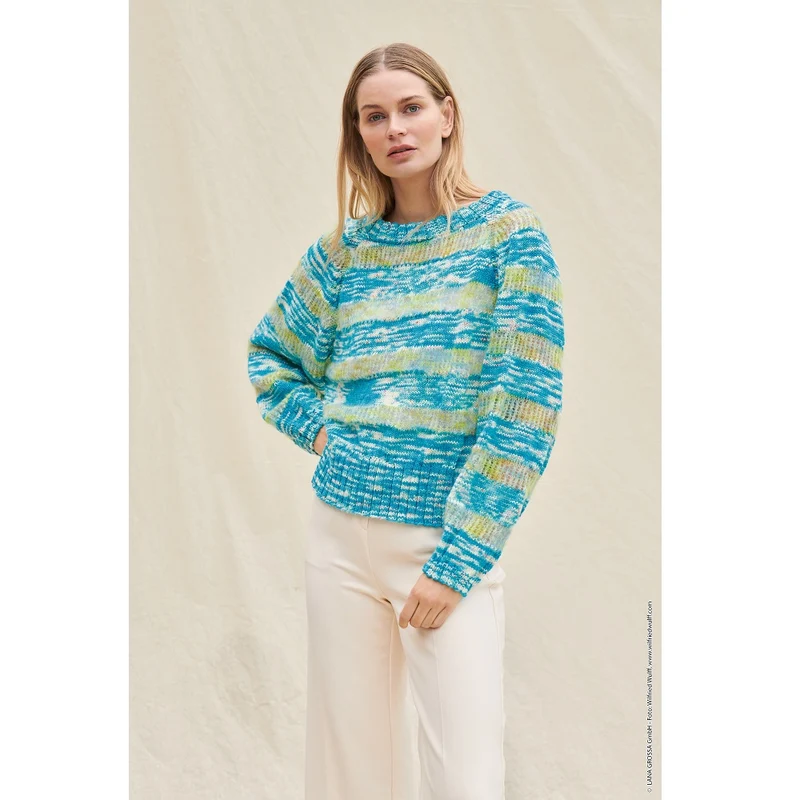 Strickanleitung Silkhair & Cool Wool Hand-Dyed Pullover