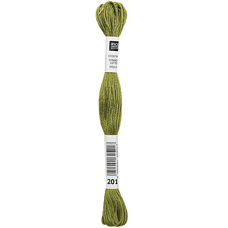 Rico Sticktwist Borduurgaren 8m 201 Green