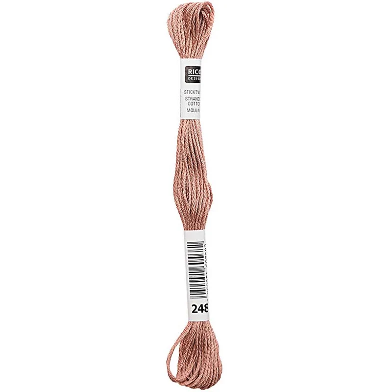 Rico Sticktwist Borduurgaren 8m 248 Red Brown