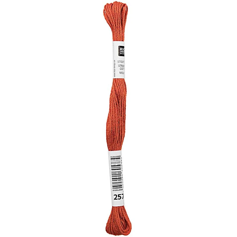Rico Sticktwist Borduurgaren 8m 257 Garnet Red