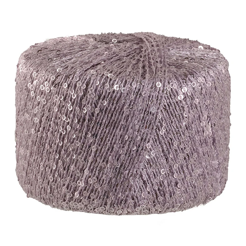 Lana Grossa Glamour 002 Grijs-paars
