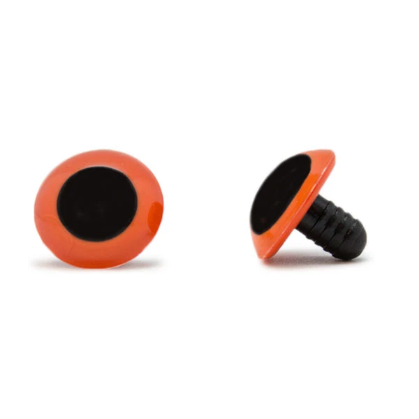 Veiligheidsogen Oranje 18 mm per paar